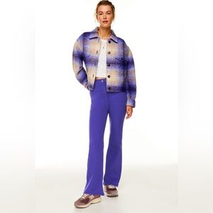 Wilfred Aritzia Autumn shirt jacket violet mohair